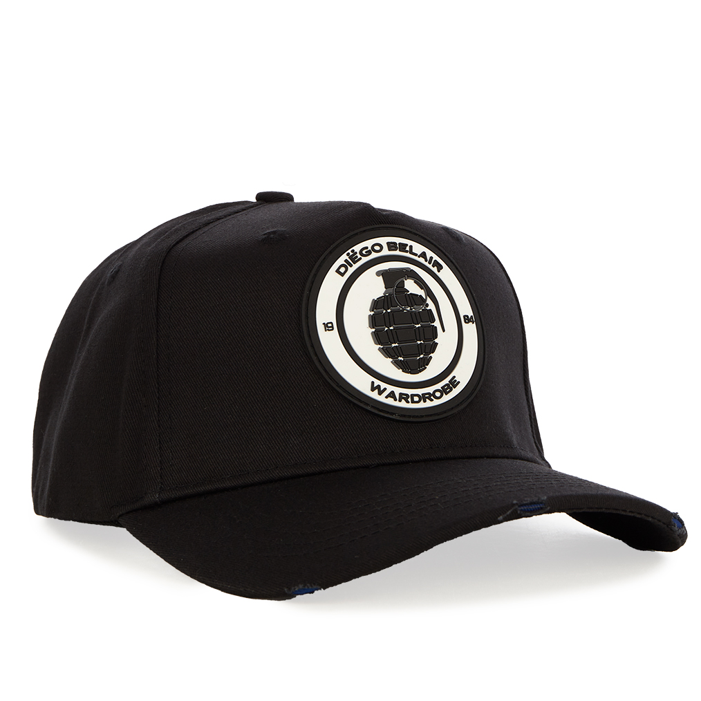 Black Diego Belair cap with black logo