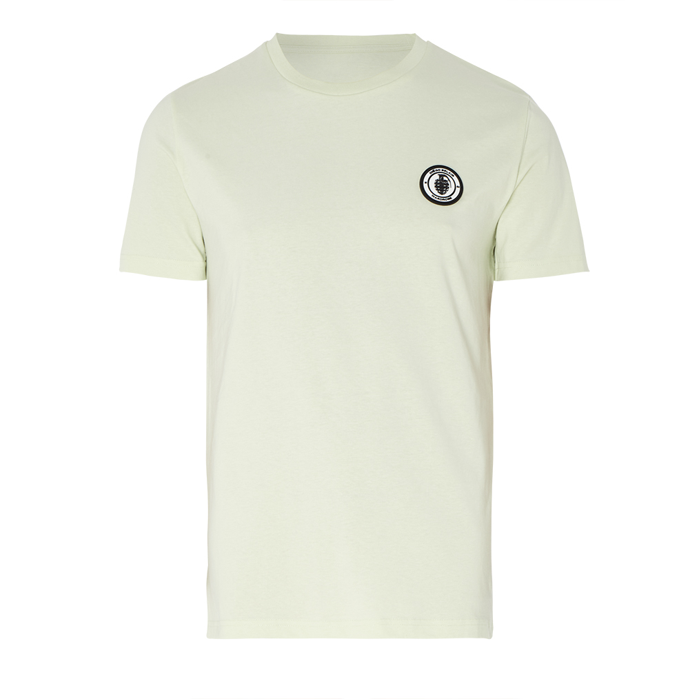 Diego Belair men's light green/lime t-shirt with logo on the left chest.